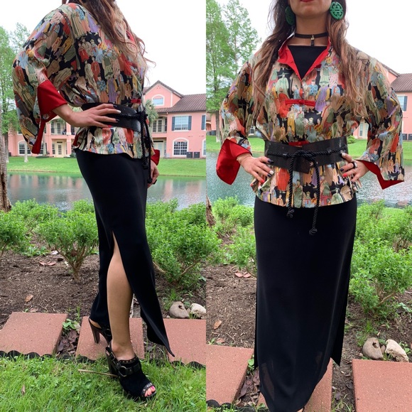 Josie Natori Dynasty Pajama Top. - Picture 3 of 17